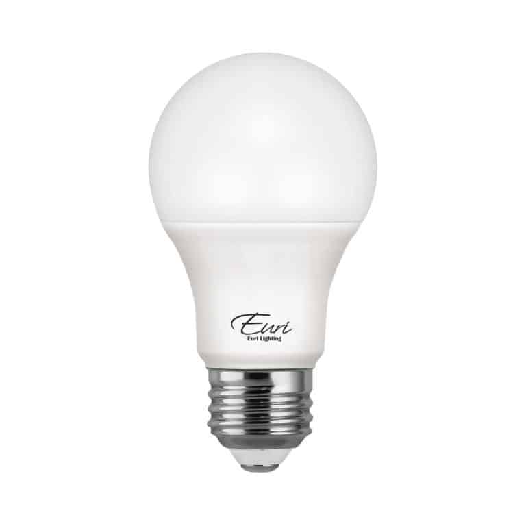 Euri Lighting LED EA19-6020E-4, Omni-Directional A19-8W-Dimmable,27K