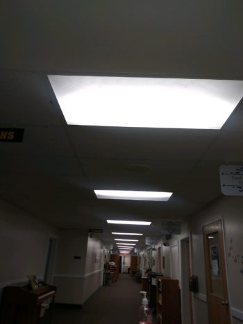 LED T8 lighting  upgrade at ST. Luke’s Center-Flint, MI