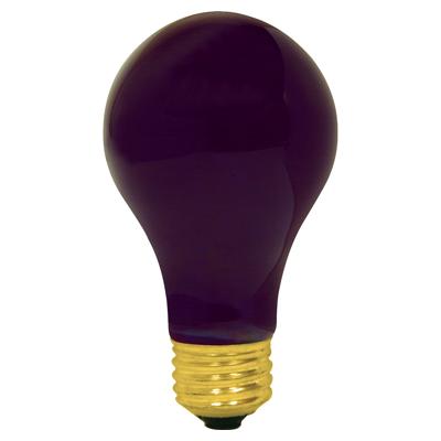 GE Lighting  60-watt A19 Light Bulb with Medium Base, Black