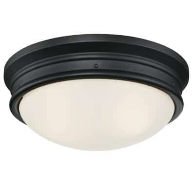 Westinghouse Lighting Meadowbrook Two-Light Indoor Flush-Mount Ceiling Fixture