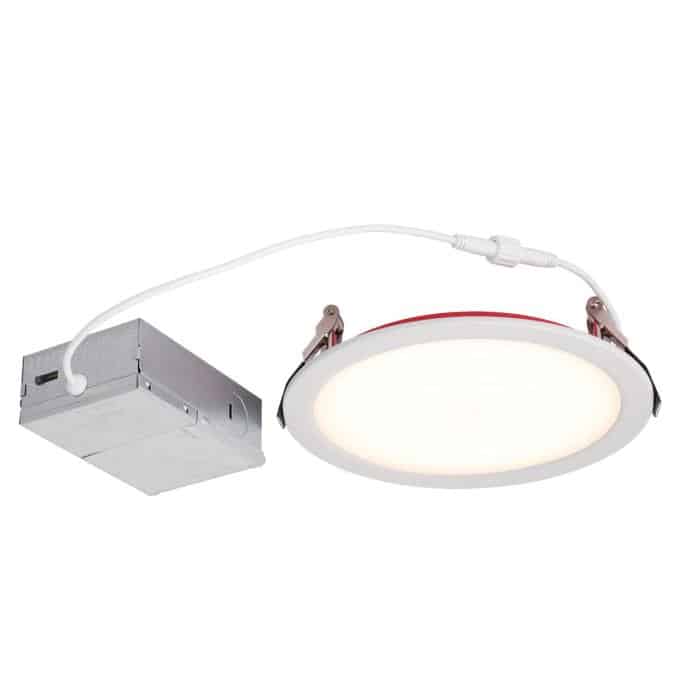 Westinghouse 15Watt (100-Watt Equivalent) 6-Inch Dimmable Fire-Rated Slim Recessed LED Downlight with Color Temperature Selection, ENERGY STAR